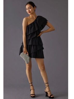 Endless Rose Asymmetrical Ruffle Dress. Size: Small. Excellent condition 🖤